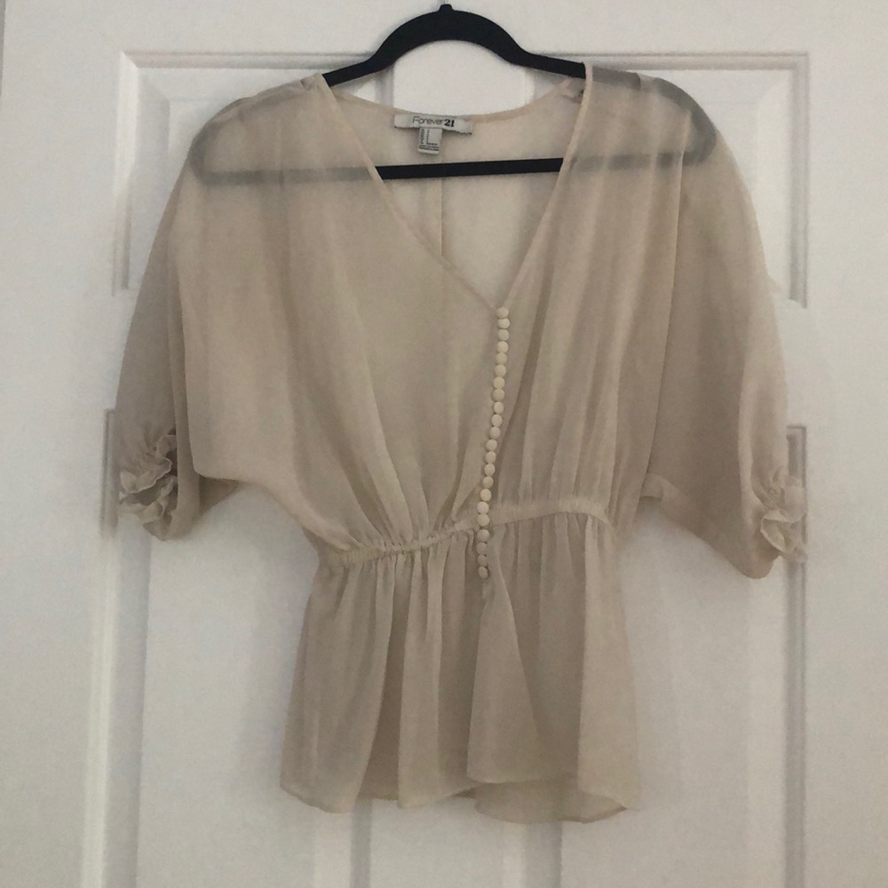 Forever 21 sheer shirt